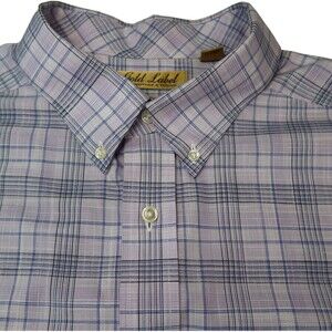 Roundtree & Yorke Gold Label Mens 2XT Button Down SS Shirt Non-Iron Performance